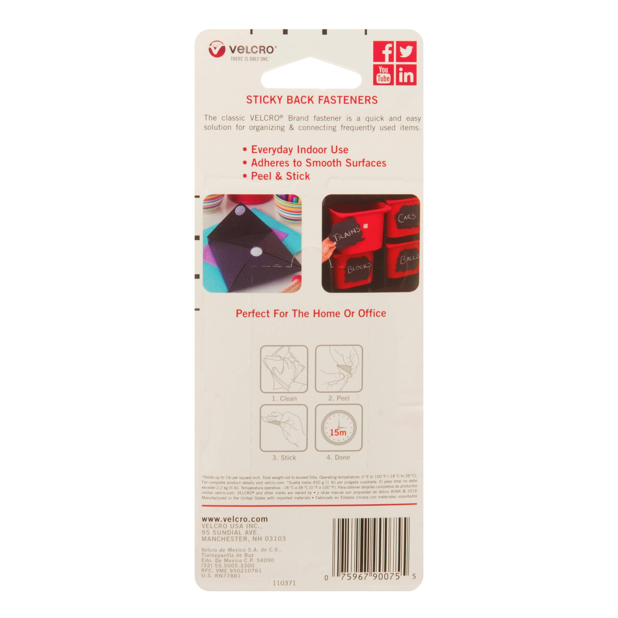 VELCRO® Brand Sticky Back Strips